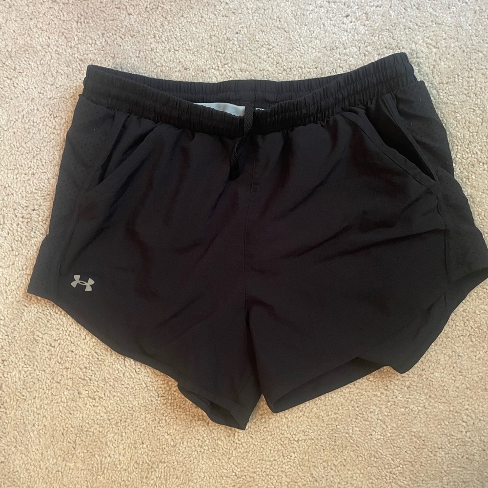 Black Under Armour Running Shorts